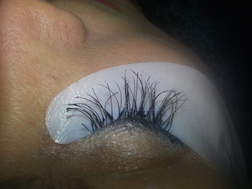 Eyelash Extensions Corrective work | Before and After 